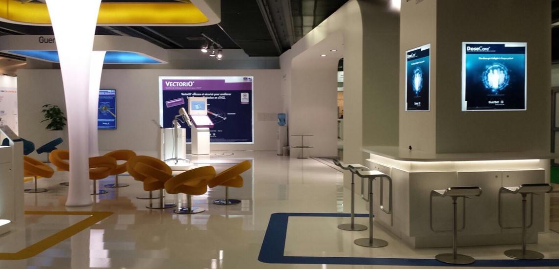 LED @ JFR Parijs für Guerbet Group