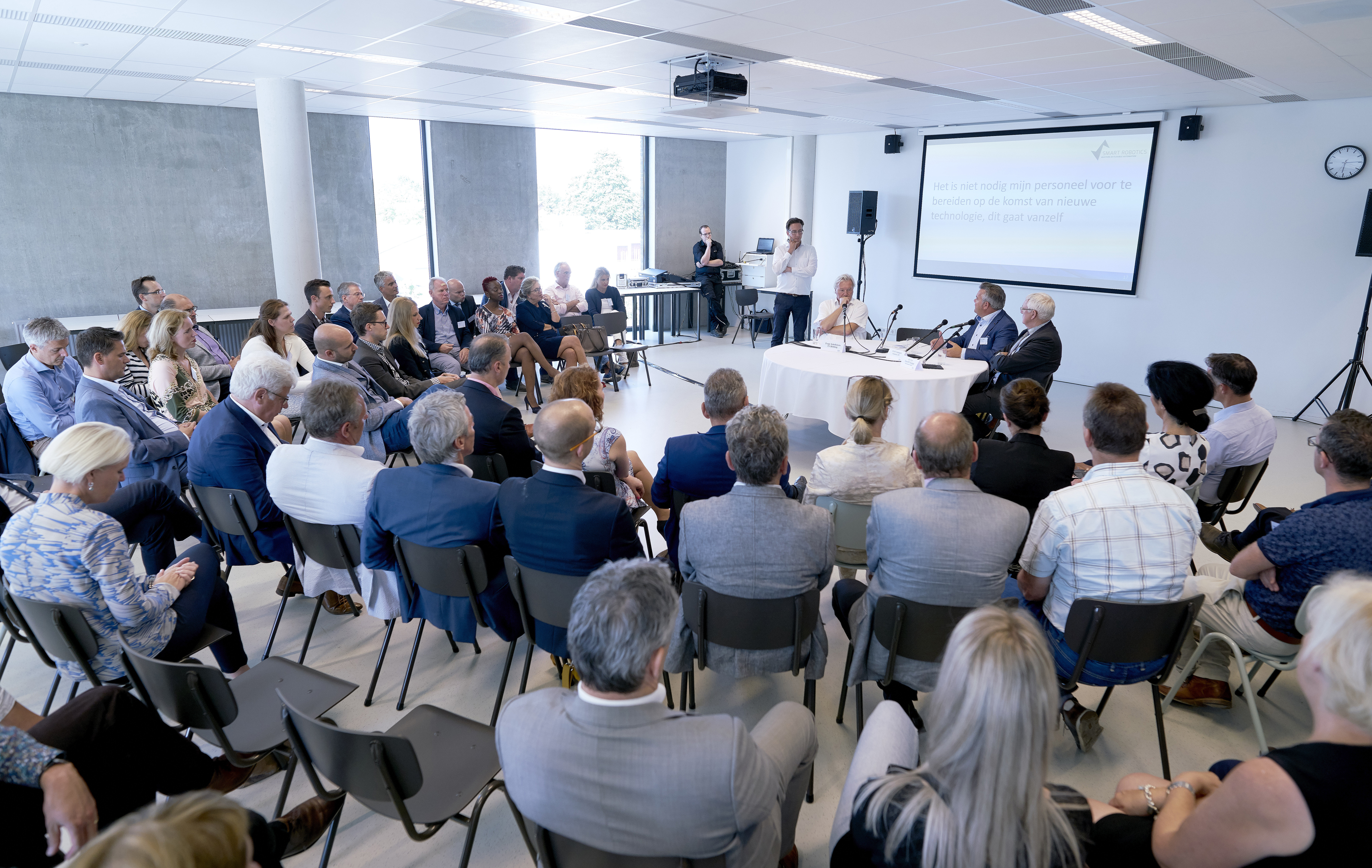 Projectie en geluid @ de break-out sessies