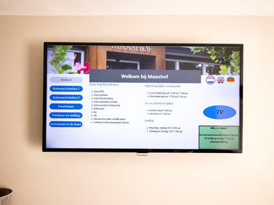 Narrowcasting / Hotel TV @ Maashof Hotel