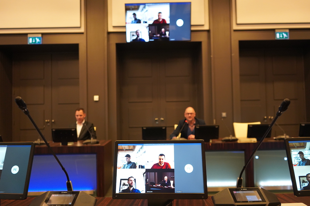 MS Teams im Rathaussaal Roermond by FOXX AV