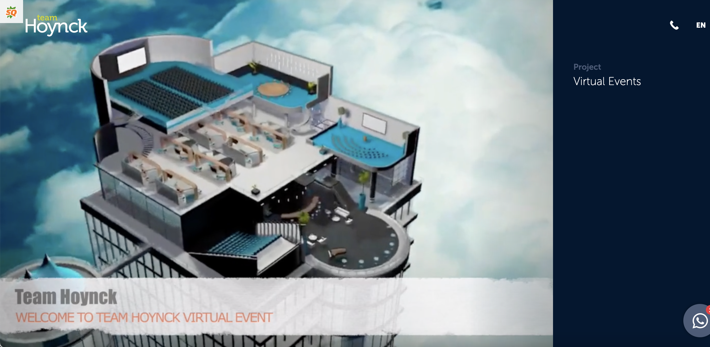 Uitbreiding online events met virtuele omgeving by FOXX AV