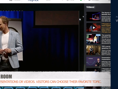 Virtuelle Umgebung für Online-Events